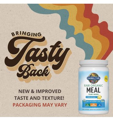 Raw Meal Alimento Completo sabor Vainilla. 1,050 gr.