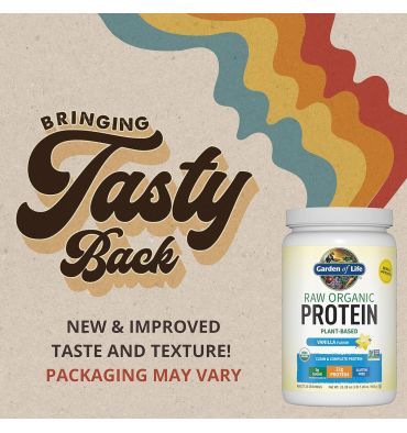 Proteína Raw Orgánica y Vegana sabor Vainilla. 660 gr.