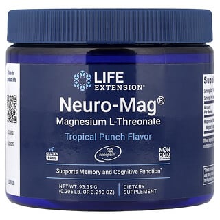 Neuro-Mag®, Magnesio L-Treonato, Tropical Punch, 3.293 oz (93.35 g)