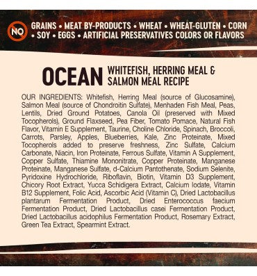 Alimento para Perros, sin Granos, Alto en Proteína Pescado