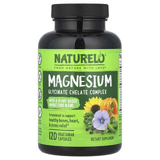 Magnesio Glicinato Chelate Complex, 120 cápsulas vegetales