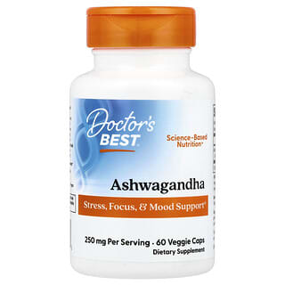Ashwagandha 125 mg 60 Cápsulas Vegetales