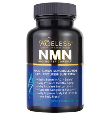 NMN (Nicotinamide Mononucleotide) Cellular Energy, Metabolism and Cognitive Support 500 mg.  2 opc