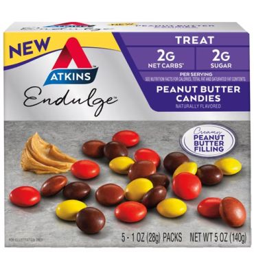 Endulge Peanut Butter Candies. 5 pack