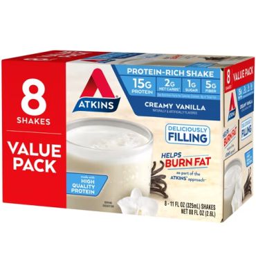 Licuado de Proteina RTD Creamy Vanilla. 8 pack