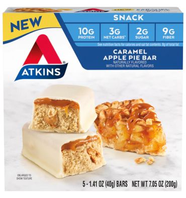 Snack Bar Caramel Apple Pie. 5 barras