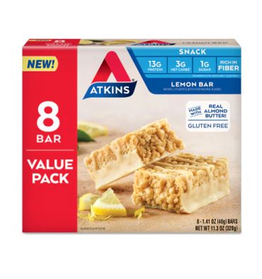 Snack Bar Value Pack Lemon. 8 barras