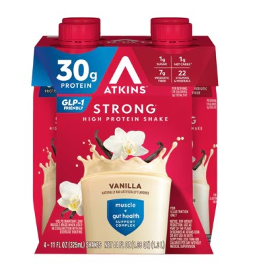 Licuado de Proteína (30 gr) Strong, varios sabores. 4 pack
