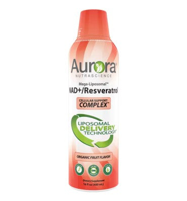 Mega NAD+ Liposomal + Resveratrol Organic Frut. 454 ml.