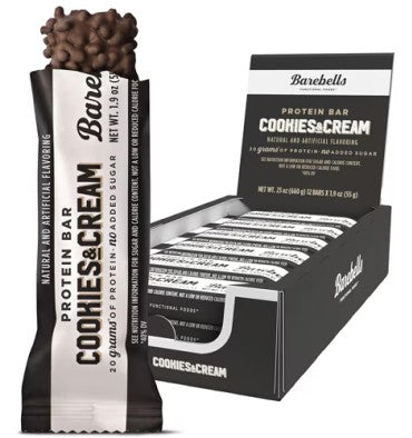 Barras de Proteína cubiertas de Chocolate. 12 barras