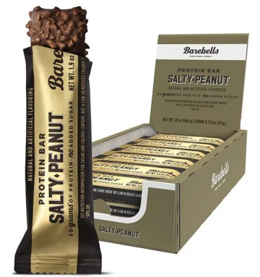 Barras de Proteína cubiertas de Chocolate. 12 barras