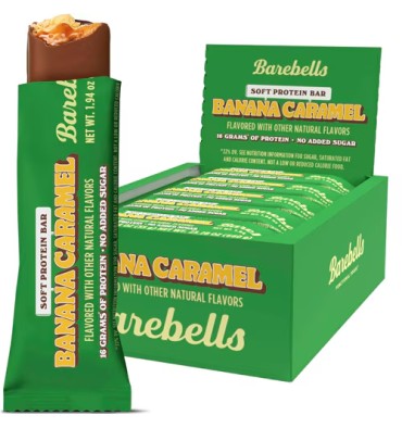 Barras de Proteína Soft sin Azúcar.  12 Barras