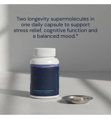 Ashwagandha + Rhodiola  BALANCE • FOCUS • CALM