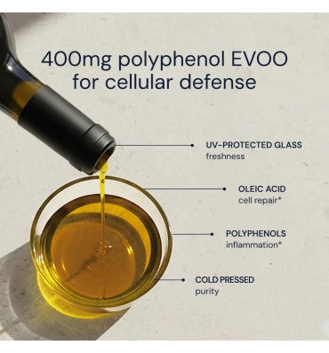 Extra Virgin Olive Oil BRAIN • HEART • METABOLISM. 750 ml.