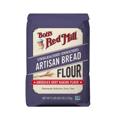 Harina para Pan Artesanal sin blanquear enriquecida. 2.27 kg