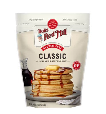 Harina para Hot Cakes y Waffles "Classic", libre de Gluten. 680 gr.