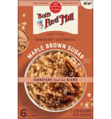 Avena Instantanea Libre de Gluten, 3 sabores. 6 pack