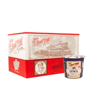 Avena Orgánica Libre de Gluten, con Linaza y Chia, 4 sabores. 12 cups