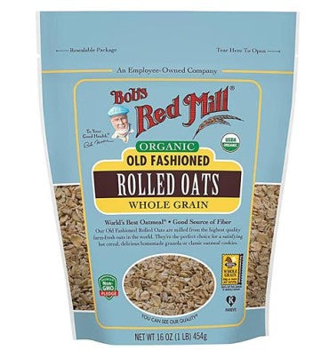 Hojuelas de Avena Grano Entero Old Fashion, Orgánica.