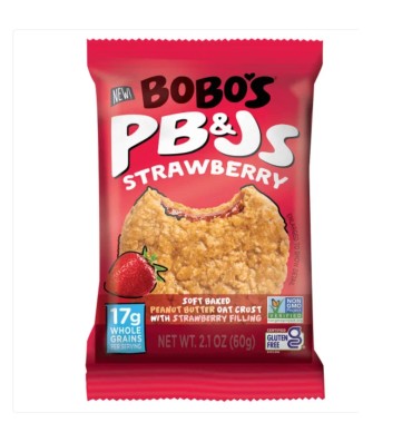 Sandwich de Avena, sabor Fresa y Uva. 20 pack