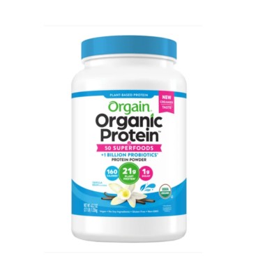 Proteína Orgánica, Vegana y Superfoods, sabor Vainilla. 1.2 kg.