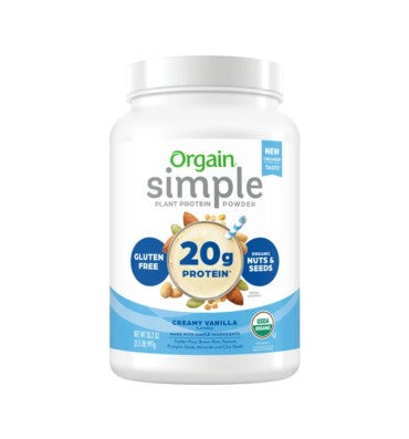 Proteína Simple, Orgánica, Vegana sabor vainilla Cremosa. 997 GR.