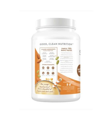 Proteína Simple, Orgánica, Vegana sabor Chocolate y Crema de Cacahuate. 997 gr.