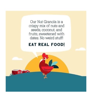 Granola Rise & Shine, Fresa, Plátano y Nueces. 587 gr