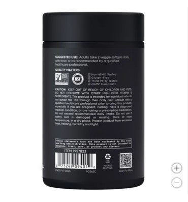 Sports Research Vitamin B Complex, 180 Soft Gels