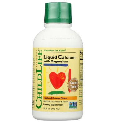 Calcio con Magnesio Natural sabor Naranja para Bebés y Niños. 473 ml.