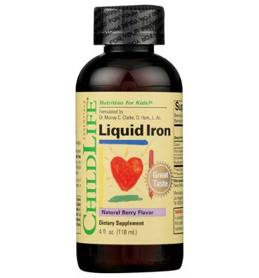 Hierro líquido para Bebés y Niños sabor Berry.