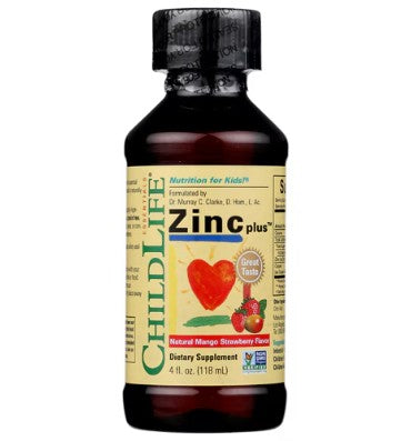 Zinc Plus natural líqudo sabor Mango Fresa para Bebés y Niños.