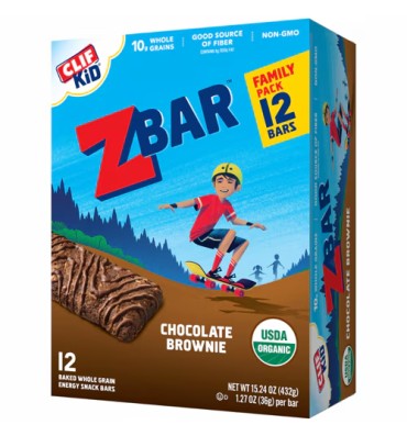 ZBar Barras de Cereales para Niños , varios sabores. 12 barras