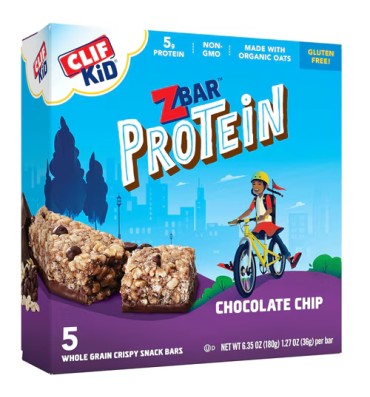 ZBar Barras de Cereales y Proteína para Niños. 5 barras