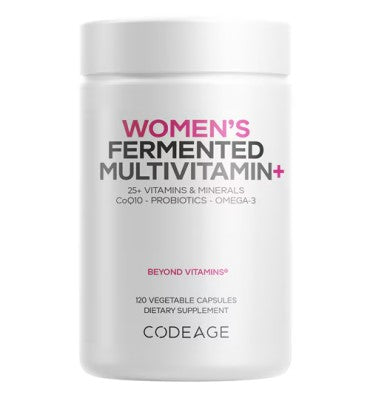 Multivitamínico para Mujer +25, Vitaminas y Minerales Fermentados. 120