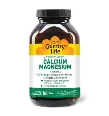 Calcio y Magnesio. 90 y 180 Tabs.