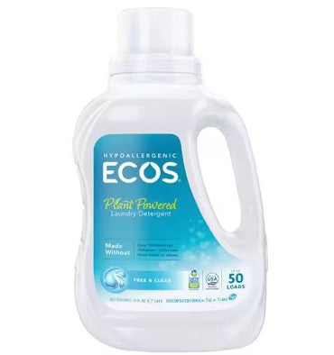 Detergente Líquido para Ropa, Hipoalergénico, Vegano. 100 oz