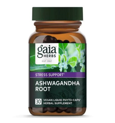 Gaia Herbs, Raíz de Ashwagandha. 30 cápsulas líquidas