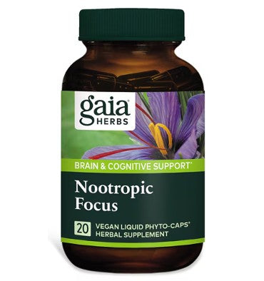 Nootrópico Concentración Saludable 20 y 40 caps.