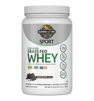 Proteína de Whey Aislada (24 gr.) Libre Pastoreo, sabor Chocolate. 660 gr.