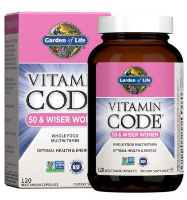 Multivitamínico RAW para Mujeres +50. 2 opc