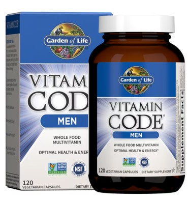 Multivitamínico RAW Vegano para Hombres. 2 opc.