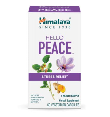 Hello Peace, Ashwagandha, Cúrcuma y Azafrán. 60 caps