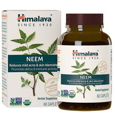 Neem Orgánico reductor de Acne. 60 caps