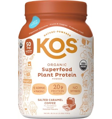 Proteína Vegana Orgánica de Superfoods sabor Café Caramelo Salado