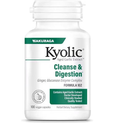 Extracto de Ajo Añejado, soporte Detox y Digestión Fórmula 102. 2 opc