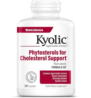 Extracto de Ajo Añejado Phytosterols Formula 107, soporte Cholesterol. 2 opc