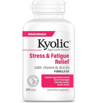 Extracto de Ajo, soporte Estrés y Fatiga Formula 101. 200 Tabs