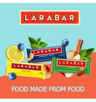 Larabar, Barritas de Frutas, Nueces y Especias, 100% Naturales