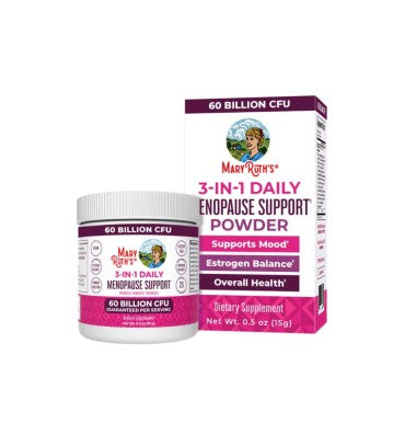 MaryRuth's Women's 3-in-1 Menopause Support Probiotic Powder Unflavored -- 30 Servings
